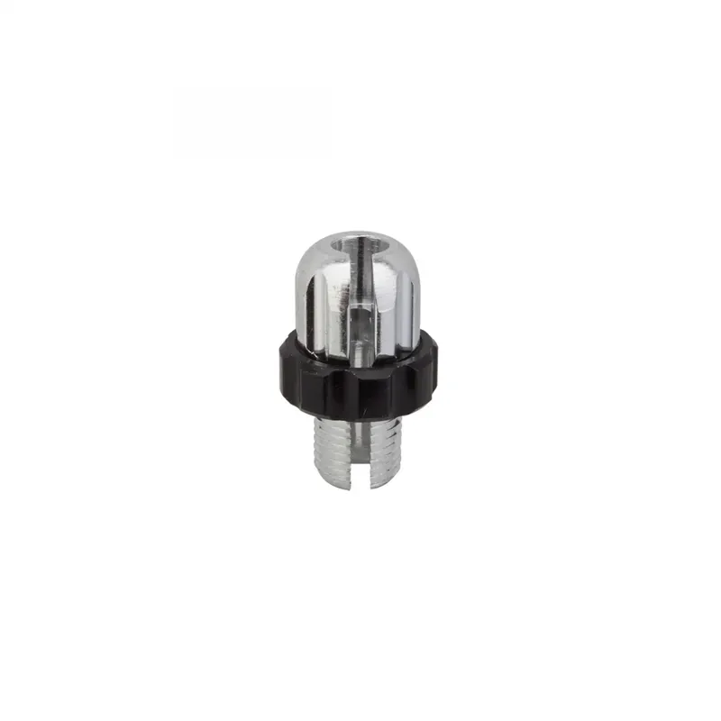 Sunlite 10mm Barrel Adjuster Lockring for MTB/BMX Levers in Silver/Black