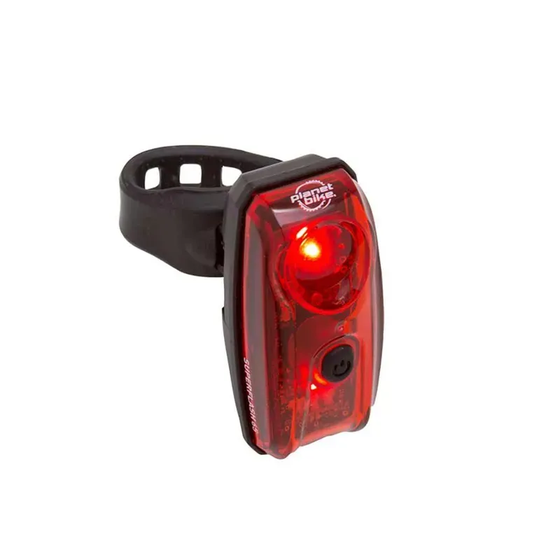 Planet Bike Superflash 65 Tail Light with Strap in Black