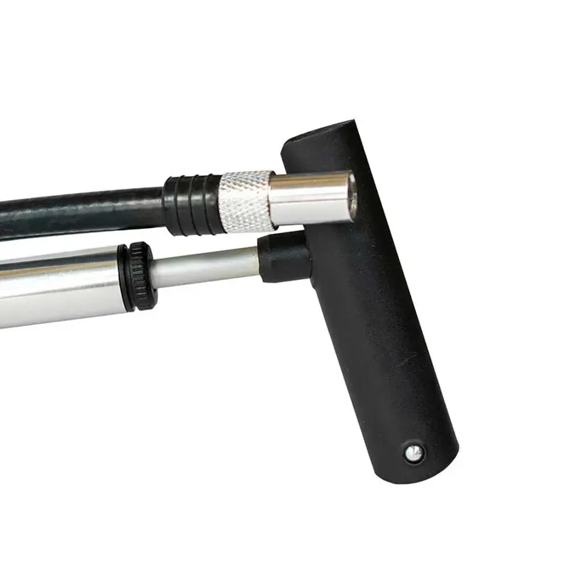 Planet Bike Shockmate 3.0 Fork and Shock Pump in Silver-3