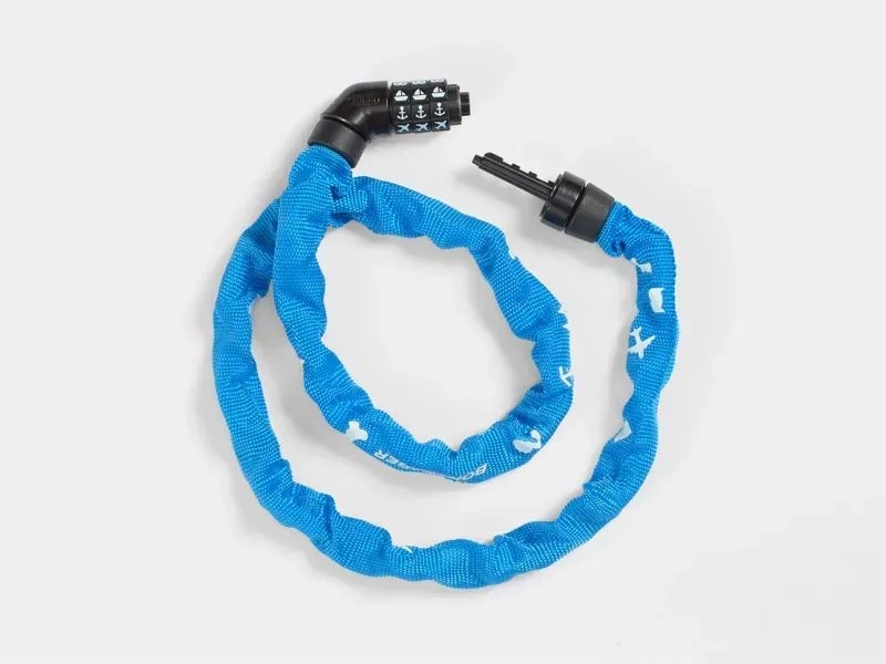 Bontrager Kids Combo Chain Lock 75cm in Blue-1