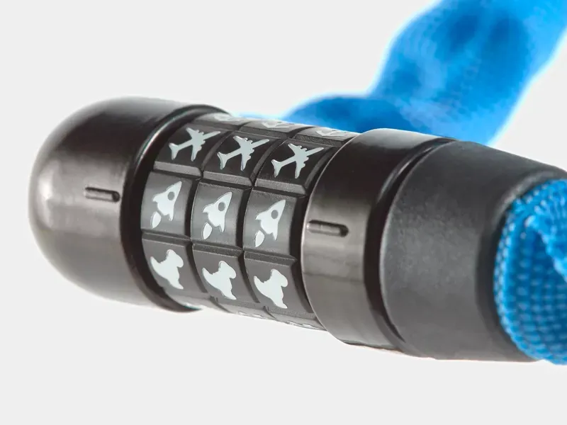 Bontrager Kids Combo Chain Lock 75cm in Blue-2