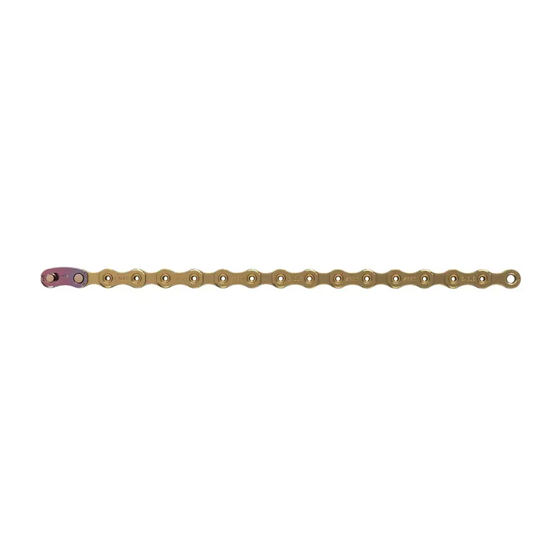 SRAM PC XX1 Eagle Hollowpin 126-link 12-speed Powerlock Chain in Gold