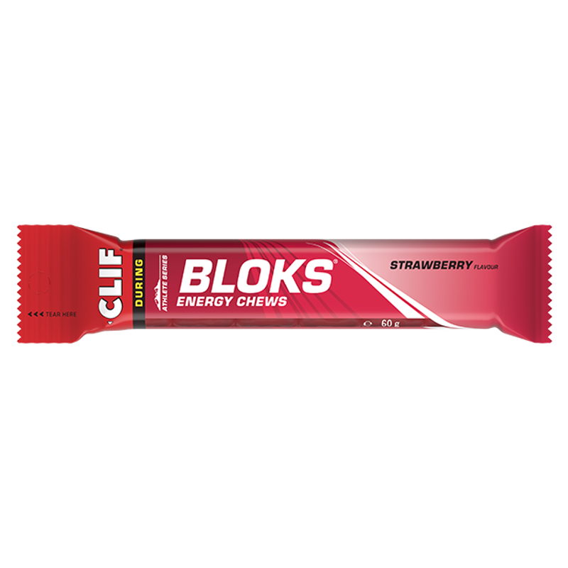 Clif Bloks Strawberry Lemonade Energy Chews 18 Pack 60g