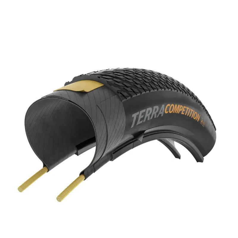 Continental Terra Competition Tire - 700 X 40 Tubeless Folding Black Rapid Race Casing E25 Black 700 x 40-3