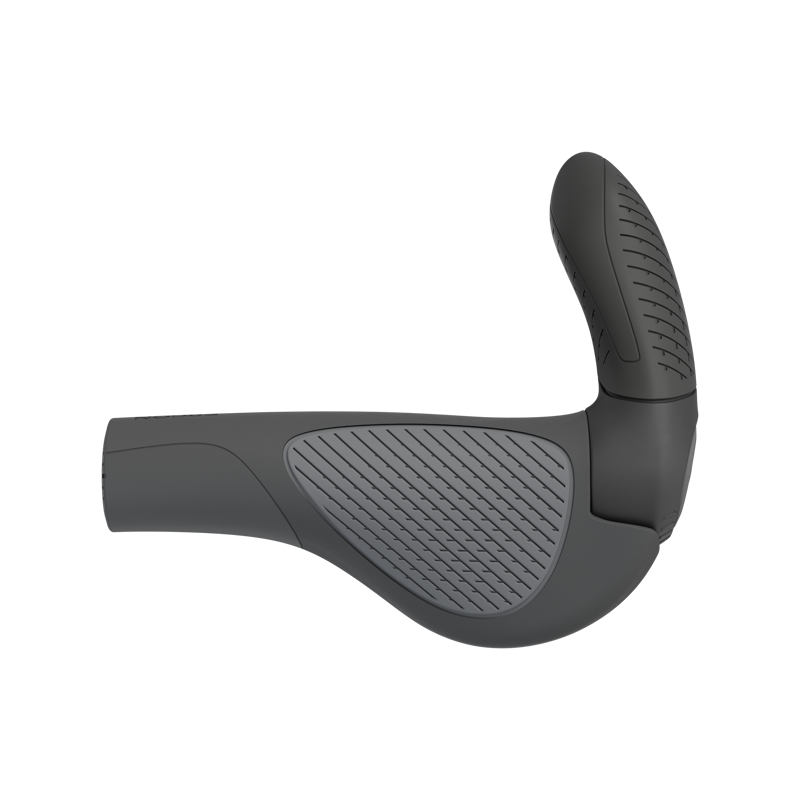 Ergon Bike GP3-S Evo ATB/Hyb. Grips w/ Medium Barends in Black-1