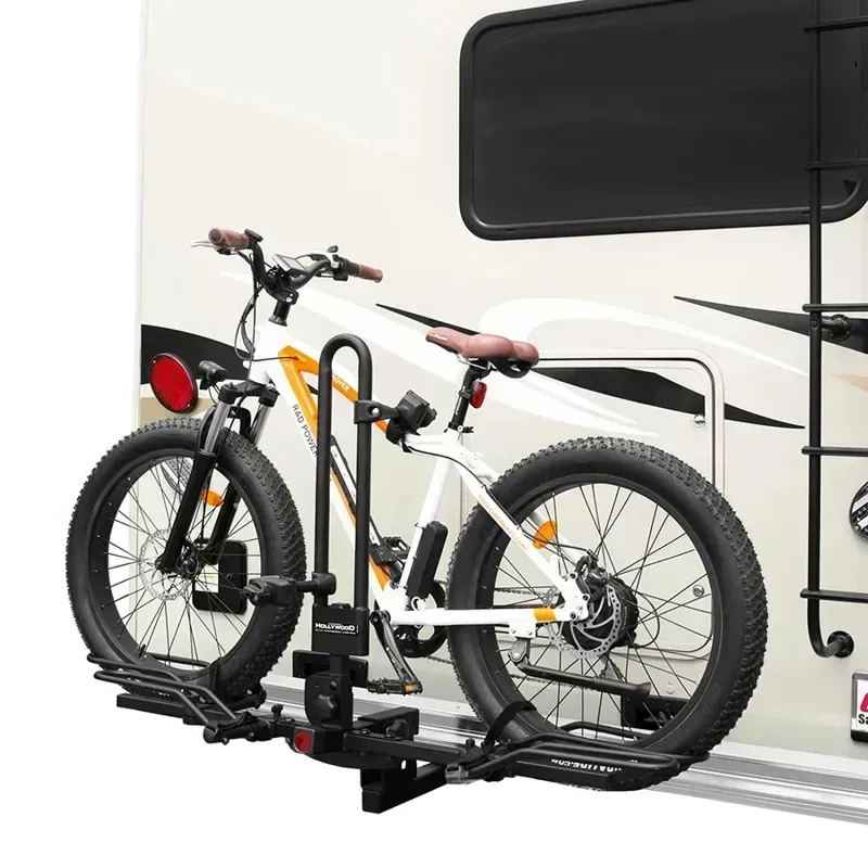 Hollywood Racks RV Rider 2-inch E-Bike Rack in Black-9