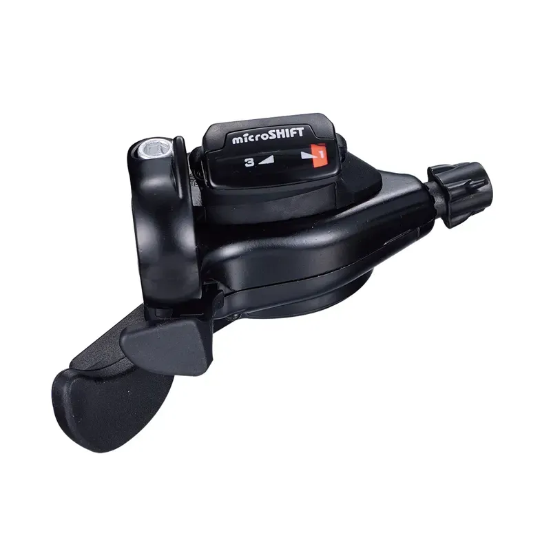 Microshift TS71 8spd Triple Thumb Tap Shifter Set in Black-1