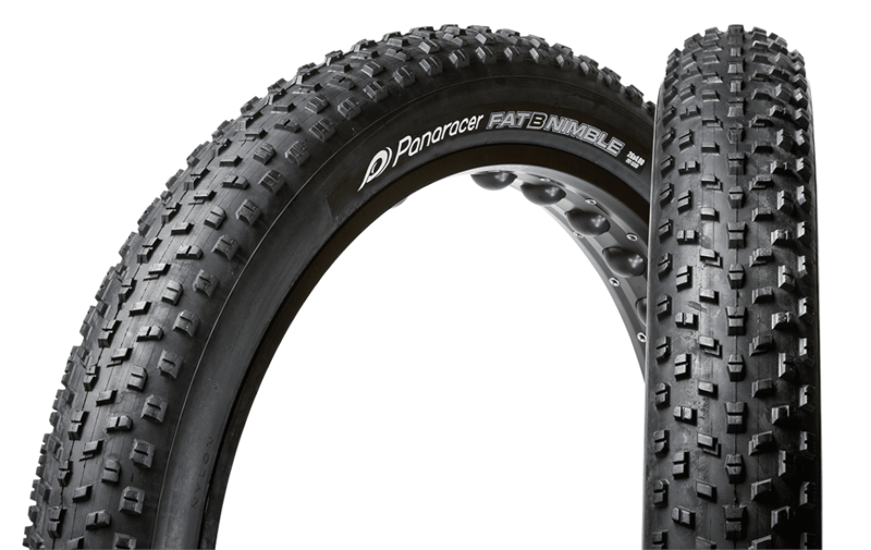 Panaracer Fat B Nimble 26x4.00-inch Aramid Wire Bead Tire in Black