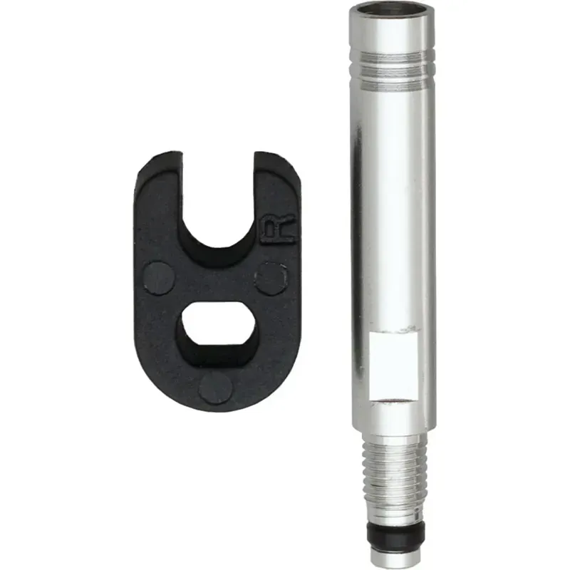 Problem Solvers 70mm Removable Core Presta Valve Extender in Silver