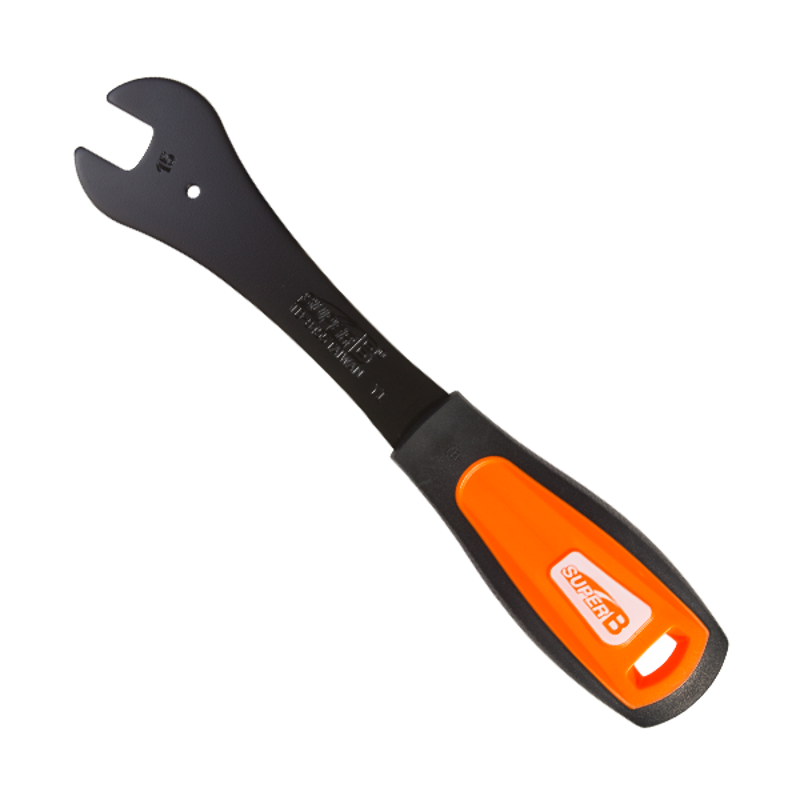 Super B TB-8455 Pedal Spanner 15mm in Black