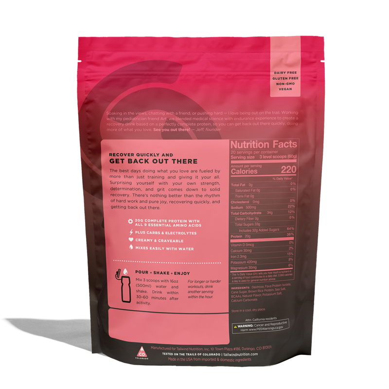 Tailwind Rebuild Recovery Drink 12-pack - Birthday Cake-3