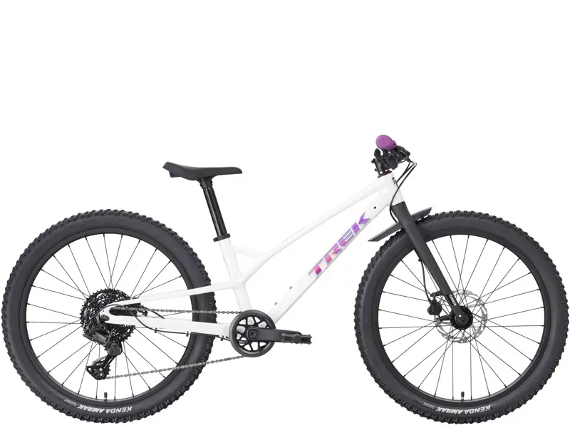Trek Wahoo 24 Trail Kids Hybrid Bike in Crystal White
